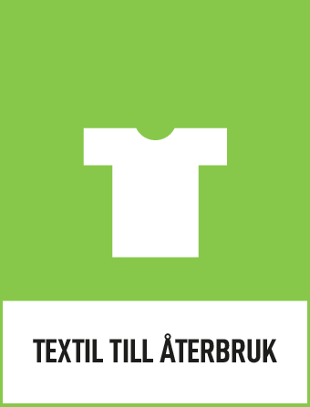 Symbol för Textil för återbruk