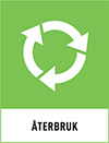 Skylt för Återbruksbod